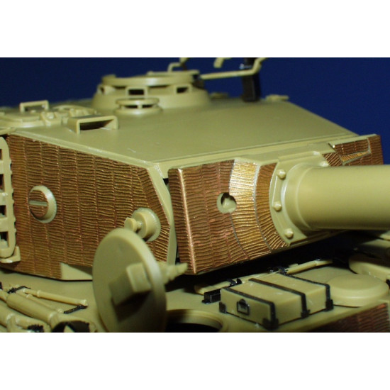 Eduard 35521 1/35 Zimmerit Tiger I Mid. Production Photo-Etched for AFV Photo etched set