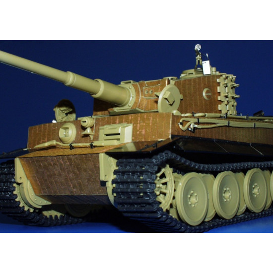 Eduard 35521 1/35 Zimmerit Tiger I Mid. Production Photo-Etched for AFV Photo etched set