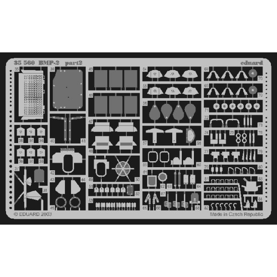 Eduard 35560 1/35 BMP-2 Photo-Etched for AFV Photo etched set