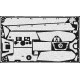 Eduard 35564 1/35 Zimmerit King Tiger Porsche turret Photo-Etched for AFV Photo etched set