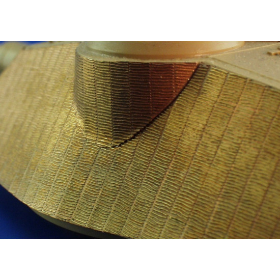 Eduard 35564 1/35 Zimmerit King Tiger Porsche turret Photo-Etched for AFV Photo etched set