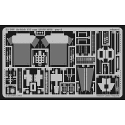 Eduard 35566 1/35 British 155mm AS-90 SPH Photo-Etched for AFV Photo etched set