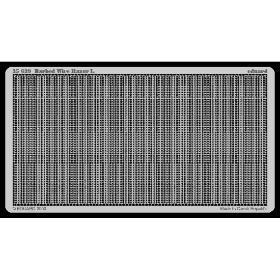 Eduard 35639 1/35 Barbed Wire Razor I (8m) Photo-Etched for AFV Photo etched set