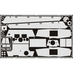 Eduard 35699 1/35 Zimmerit King Tiger Henschel Photo-Etched for AFV Photo etched set