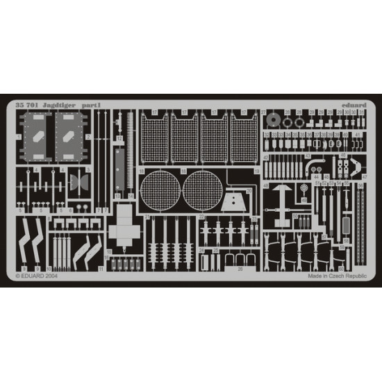 Eduard 35701 1/35 Jagdtiger Photo-Etched for AFV Photo etched set