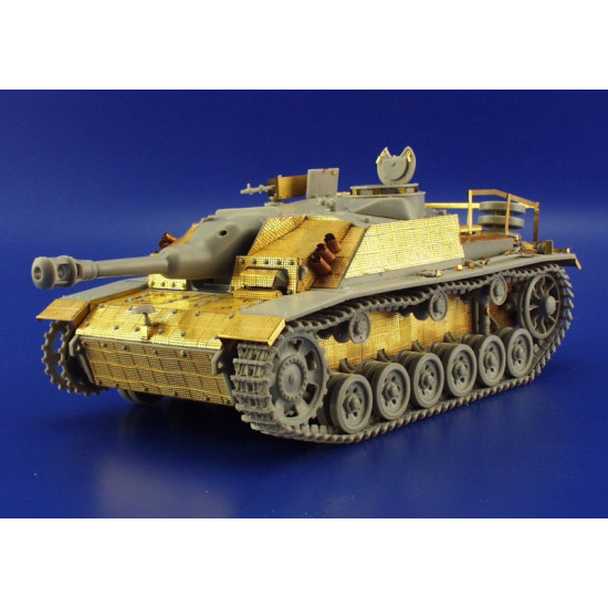 Eduard 35752 1/35 Zimmerit StuG.III Ausf.G waffel Photo-Etched for AFV Photo etched set
