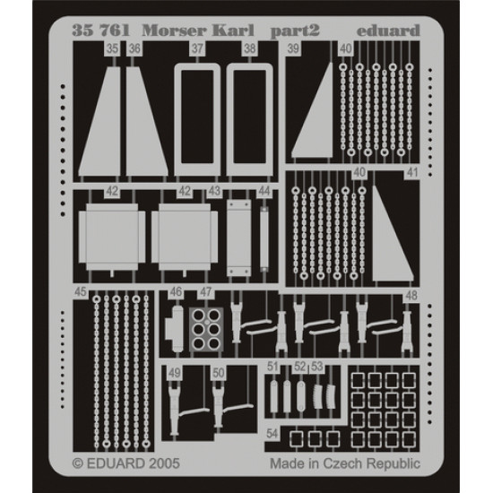 Eduard 35761 1/35 Mörser Karl Photo-Etched for AFV Photo etched set