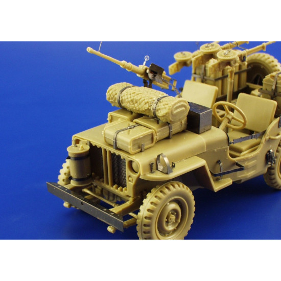 Eduard 35797 1/35 Willys Jeep SAS Photo-Etched for AFV Photo etched set Eduard 35797 1/35 Willys Jeep SAS Photo-Etched for AFV Photo etched set