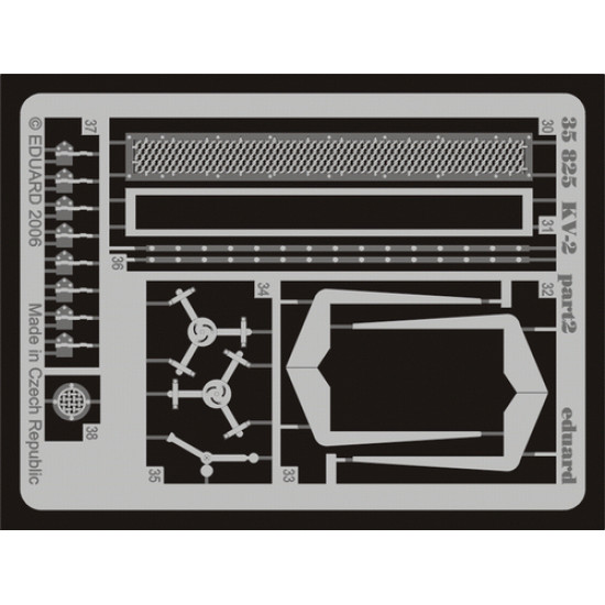 Eduard 35825 1/35 KV-2 Photo-Etched for AFV Photo etched set