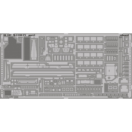 Eduard 36107 1/35 M-1130 CV Photo-Etched for AFV Photo etched set