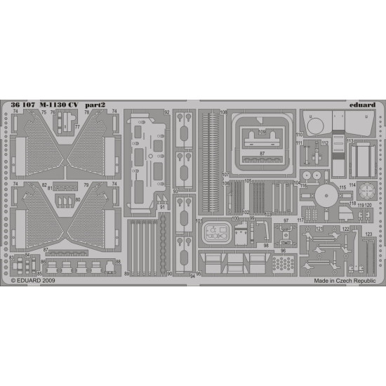 Eduard 36107 1/35 M-1130 CV Photo-Etched for AFV Photo etched set