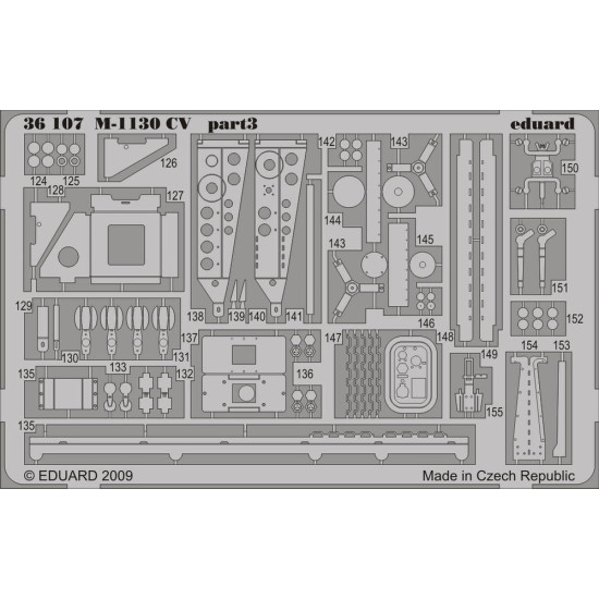 Eduard 36107 1/35 M-1130 CV Photo-Etched for AFV Photo etched set