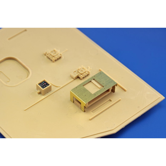 Eduard 36268 1/35 Doobi Bulldozer interior - colour Photo-Etched for AFV Photo etched set