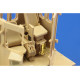 Eduard 36268 1/35 Doobi Bulldozer interior - colour Photo-Etched for AFV Photo etched set