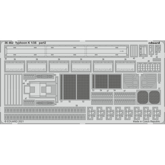 Eduard 36462 1/35 Typhoon K Photo-Etched for AFV Photo etched set