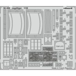 Eduard 36486 1/35 Jagdtiger Photo-Etched for AFV Photo etched set