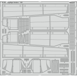Eduard 36487 1/35 Jagdtiger fenders Photo-Etched for AFV Photo etched set