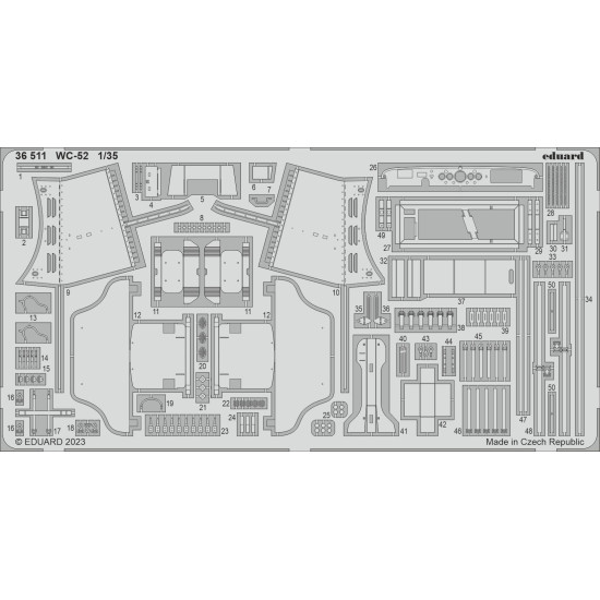 Eduard 36511 1/35 WC-52 Photo-Etched for AFV Photo etched set