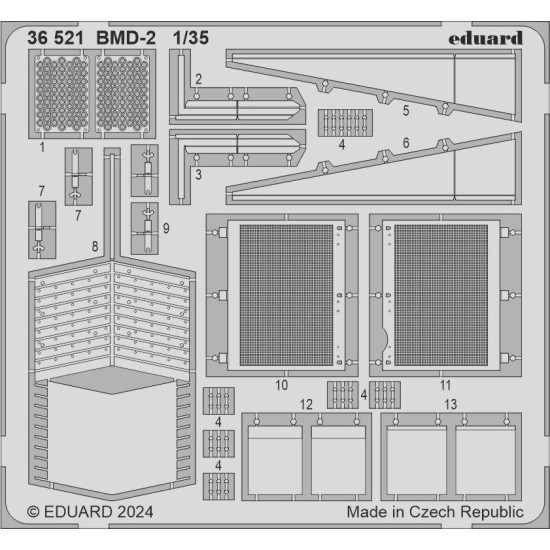 Eduard 36521 1/35 BMD-2 Photo-Etched for AFV