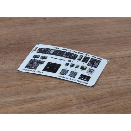 Eduard 3DL32015 1/35 CH-54A SPACE 3D Decal for Aircraft Space