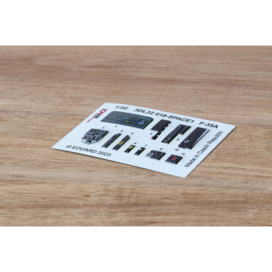 Eduard 3DL32018 1/32 F-35A SPACE 3D Decal for Aircraft Space