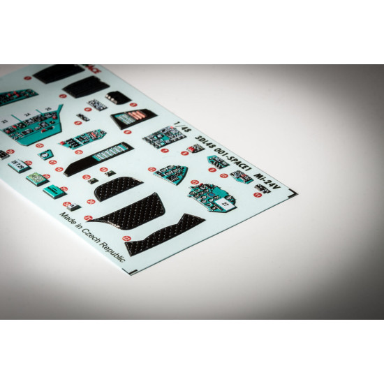 Eduard 3DL48001 1/48 Mi-24V SPACE 3D Decal for Aircraft Space