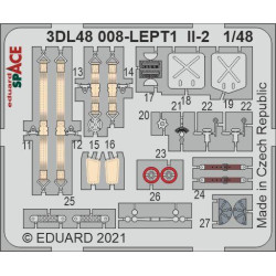 Eduard 3DL48008 1/48 Il-2 SPACE 3D Decal for Aircraft Space