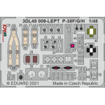 Eduard 3DL48010 1/48 P-38G SPACE 3D Decal for Aircraft Space