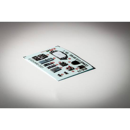 Eduard 3DL48013 1/48 MiG-15 SPACE 3D Decal for Aircraft Space