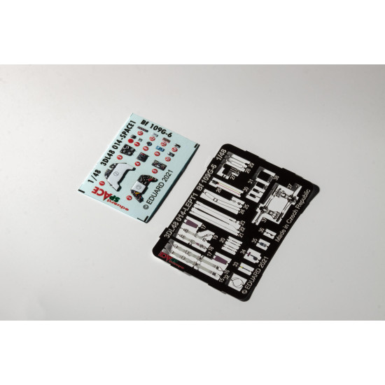 Eduard 3DL48014 1/48 Bf 109G-6 SPACE 3D Decal for Aircraft Space Eduard 3DL48014 1/48 Bf 109G-6 SPACE 3D Decal for Aircraft Space