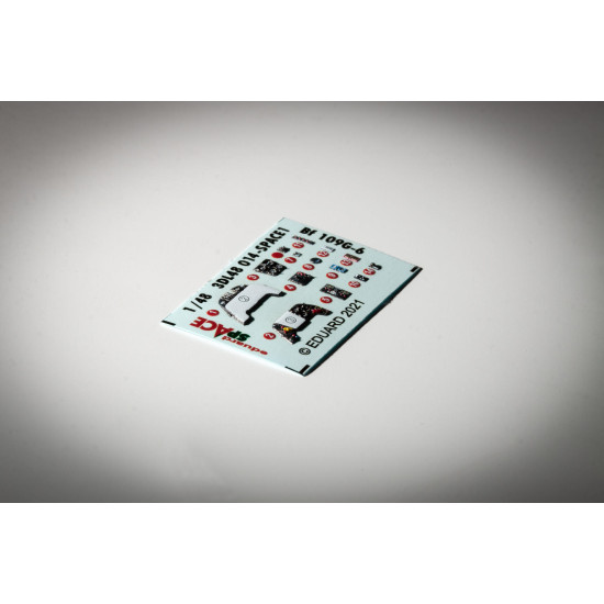Eduard 3DL48014 1/48 Bf 109G-6 SPACE 3D Decal for Aircraft Space Eduard 3DL48014 1/48 Bf 109G-6 SPACE 3D Decal for Aircraft Space