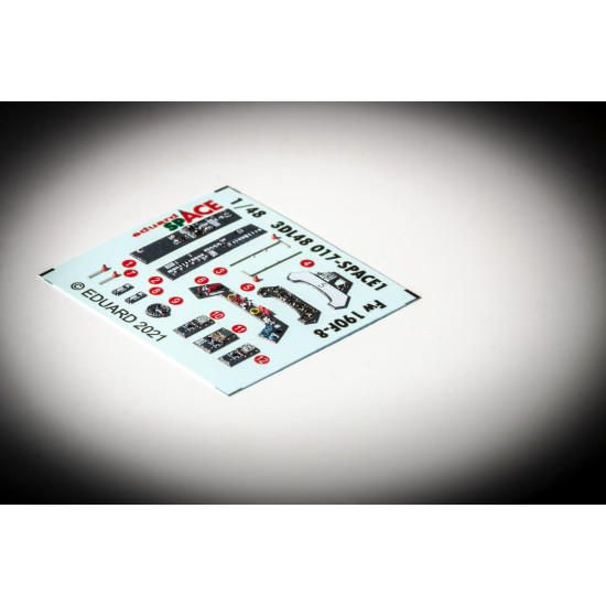 Eduard 3DL48017 1/48 Fw 190F-8 SPACE 3D Decal for Aircraft Space