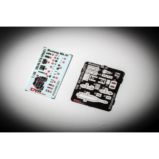 Eduard 3DL48018 1/48 Mustang Mk.IV SPACE 3D Decal for Aircraft Space