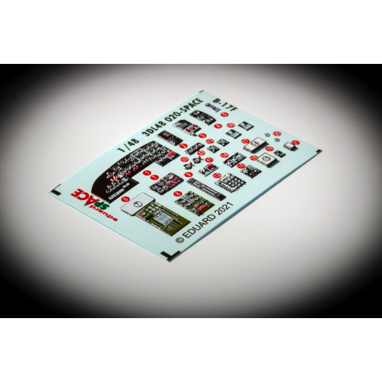Eduard 3DL48020 1/48 B-17F SPACE 3D Decal for Aircraft Space