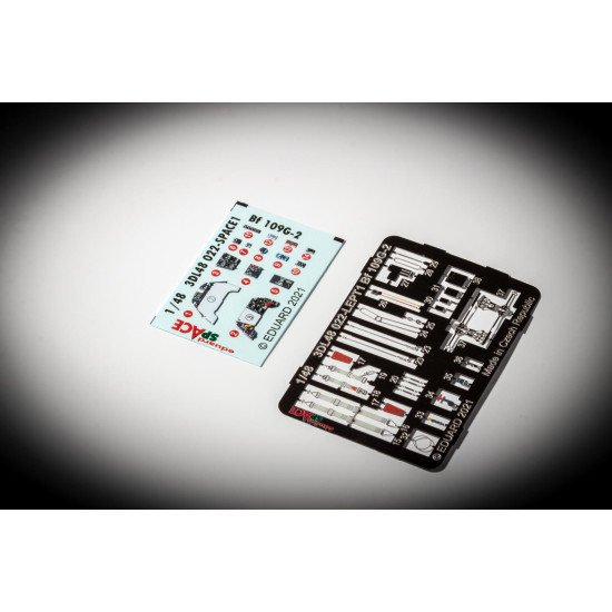 Eduard 3DL48022 1/48 Bf 109G-2 SPACE 3D Decal for Aircraft Space