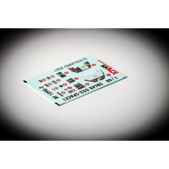 Eduard 3DL48022 1/48 Bf 109G-2 SPACE 3D Decal for Aircraft Space