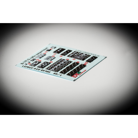 Eduard 3DL48024 1/48 B-17F/G radio compartment SPACE 3D Decal for Aircraft Space