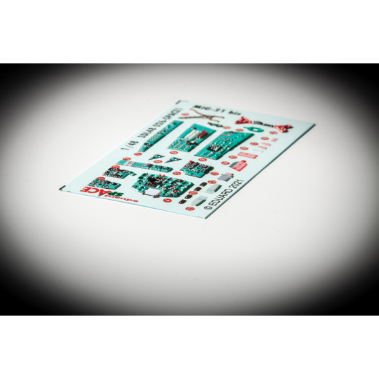 Eduard 3DL48026 1/48 MiG-21bis SPACE 3D Decal for Aircraft Space