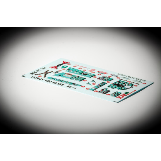Eduard 3DL48026 1/48 MiG-21bis SPACE 3D Decal for Aircraft Space