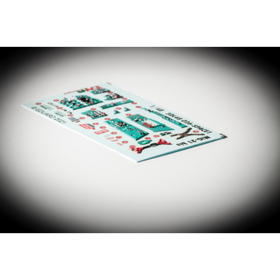 Eduard 3DL48026 1/48 MiG-21bis SPACE 3D Decal for Aircraft Space