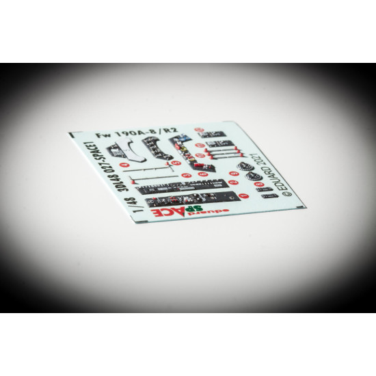 Eduard 3DL48027 1/48 Fw 190A-8/R2 SPACE 3D Decal for Aircraft Space