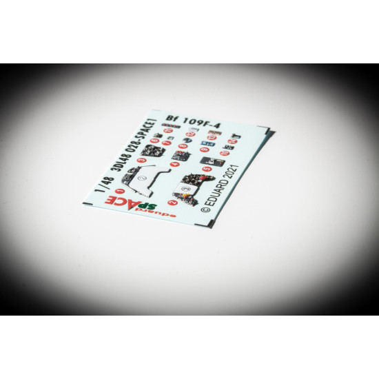 Eduard 3DL48028 1/48 Bf 109F-4 SPACE 3D Decal for Aircraft Space Eduard 3DL48028 1/48 Bf 109F-4 SPACE 3D Decal for Aircraft Space