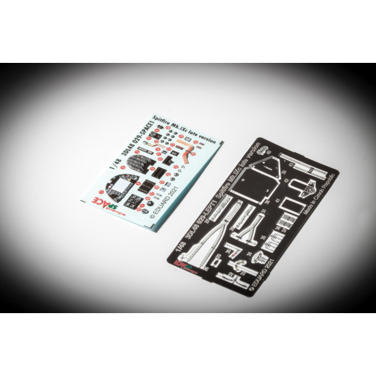 Eduard 3DL48029 1/48 Spitfire Mk.IXc late version SPACE 3D Decal for Aircraft Space