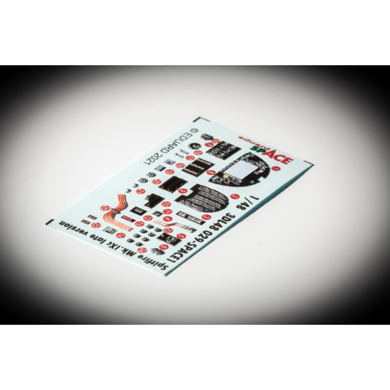 Eduard 3DL48029 1/48 Spitfire Mk.IXc late version SPACE 3D Decal for Aircraft Space