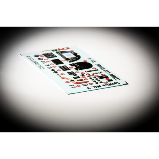 Eduard 3DL48031 1/48 Spitfire Mk.V SPACE 3D Decal for Aircraft Space