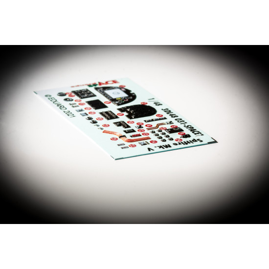 Eduard 3DL48031 1/48 Spitfire Mk.V SPACE 3D Decal for Aircraft Space