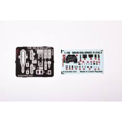 Eduard 3DL48036 1/48 P-51K-5 SPACE 3D Decal for Aircraft Space