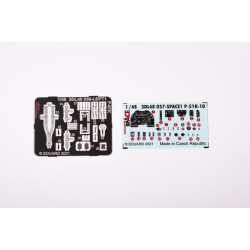 Eduard 3DL48037 1/48 P-51K-10 SPACE 3D Decal for Aircraft Space
