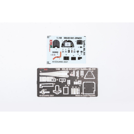 Eduard 3DL48041 1/48 Spitfire Mk.XVI SPACE 3D Decal for Aircraft Space