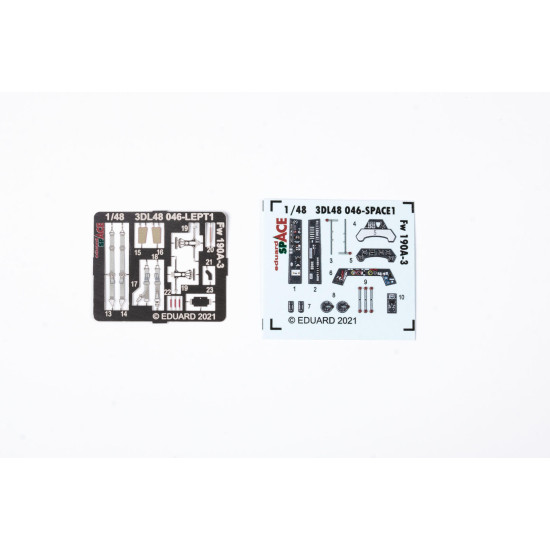 Eduard 3DL48046 1/48 Fw 190A-3 SPACE 3D Decal for Aircraft Space Eduard 3DL48046 1/48 Fw 190A-3 SPACE 3D Decal for Aircraft Space